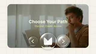 Glass Opener & Bento UI Reveal | Modern Glassmorphism Motion Graphics