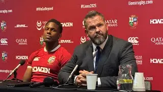 Andy Farrell and Maro Itoje press conference following Lions squad announcement #Lions
