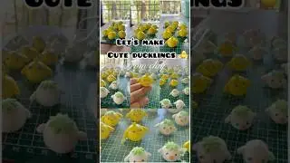 Budding clay artist 😉🌸#clayart#duckling #trending #viral #trendingshorts #youtube #shortsvideo
