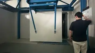 EMC Chamber Sliding door for RF shielding