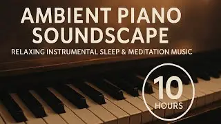 Ambient Piano Soundscape &bull; Relaxing Instrumental Sleep & Meditation Music
