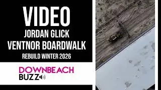 Ventnor boardwalk rebuild video Jan 2026
