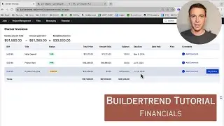 Buildertrend Tutorial - Financial