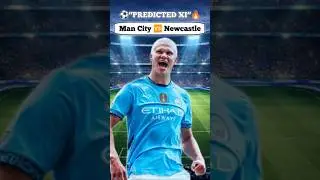Man City Predicted Starting XI ⚽🔥Man City vs Newcastle | Matchday #mancity