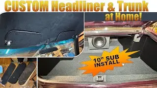 1971 Cutlass Ep 23: I made a Headliner & Trunk