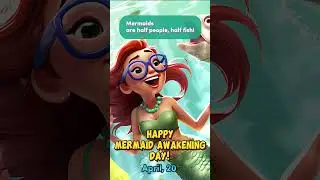 🦈🧜&zwj;♀️ Happy Mermaid Awakening Day! 🌊✨🌊