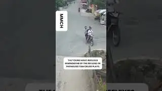 Movie-like Reflexes! Young Man Saves Himself from Falling into Canal in Vietnam