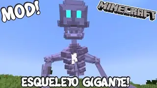 EL ESQUELETO GIGANTE! Minecraft 1.18.2 MOD NECROMANCER & GIANT SKELETON!