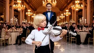 Millionaire tries to shame maid’s son by making him play violin at dinner, not knowing he’s a