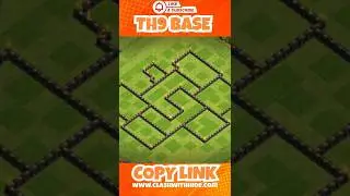 Best TH9 Clan War Base Design 2025 | Town Hall 9 Base Anti 3-Star Layout  #clashofclans #th9 #coc