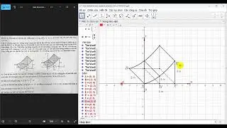 HD VẼ CHƯỚNG NGẠI VẬT TƯỜNG CONG BẰNG TOOL GEOGEBRA 3 ĐƯỜNG CONIC