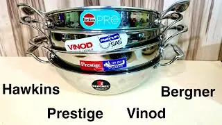 Топ-5 лучших кастрюль из трехслойной стали в Индии 2026 года #vinod #hawkins #prestige #bergner #...