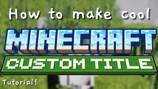 Create a 3D Minecraft Logo🍃 l Minecraft Title Generator ONLINE (No Software)