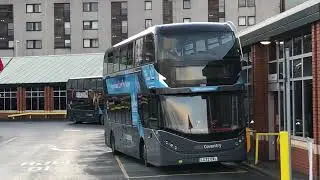 Buses at Coventry Pool Meadow 16/12/23
