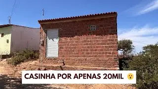 CASA POR APENAS 20 MIL EM CONSTRUÇÃO
