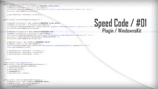 Speed Code Bukkit / Meu plugin / #01