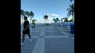 2 Miles Walk on Historic Hollywood Beach Florida Boardwalk - Just Another Day