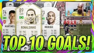 TOP 10 GOALS - BRASILVER + RONALDINHO FUT CHAMPS! #FIFA21 #FUT21