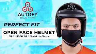 Autofy New Open Face Helmet | Autofy Helmet