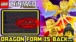 Эм, так форма дракона вернулась... 🐉 Новости и теории 4-го сезона Ninjago Dragons Rising!