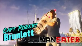 Maneater | Infamy Level 10 Bounty Hunter &mdash; Capt. Robert Brunlett (PS4 Pro)