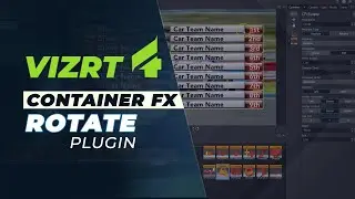 Vizrt 4 Container FX Rotate Plugin