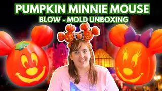 🎃 Disney Halloween 2024: Minnie Mouse Pumpkin Blow Mold Unboxing & Review