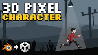 3D Pixel Art Character - Blender Tutorial