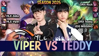 HLE Viper vs DRX Teddy - Viper EZREAL vs Teddy ZERI ADC - Patch 15.7 KR Ranked | lolrec