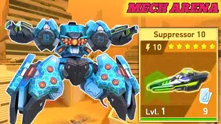 Finally Suppressor 10 Upgrade Second Copy | Parasite and Suppressor 10 - Mech Arena
