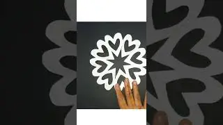 Snowflake Diy #shorts #youtubeshorts #snowflakediy #justcraftinaround