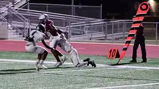 DHS vs Eastside Early College Bi District Playoffs 11 13 2025   DHS #18 Caden Scott with pass comple