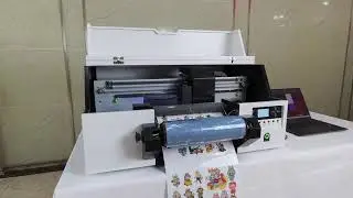 A3 UV DTF Printer desktop flexible and stable choice, single Epson head for higher prints resolution