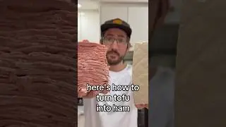 You can turn tofu into ham!? 😲 #shorts