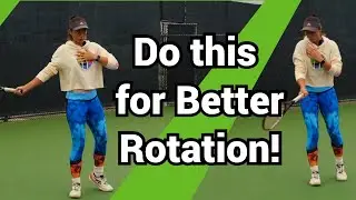 How to work on&nbsp;upper body rotation in tennis
