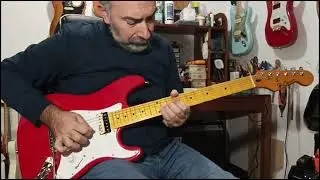 Pink Floyd comfortably Numb ( 1st Solo) COVER by #dicarloguitars ST HH wilkinson zebra