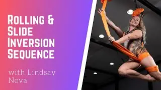 Fun Aerial Yoga Rolling & Slide Inversion Sequence on Aerial Hammock