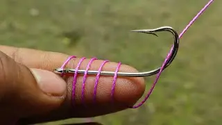 Powerfull fishing knot | Uni knot & Best fishing knots, Easy and strong fishing knot