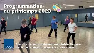 Cours de claquette débutant : 11 avril au 13 juin 2023
