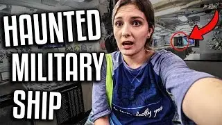EXPLORING HAUNTED MILITARY SHIP | USS Midway in San Diego