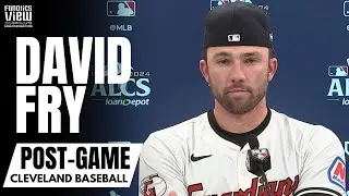 David Fry Reacts to EPIC Extra Innings Walk-Off Home Run for Cleveland in ALCS vs. New York Yankees