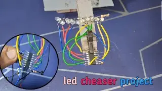 4017  ic led cheaser project #short#experiment #electronic #sciencefairproject #diy