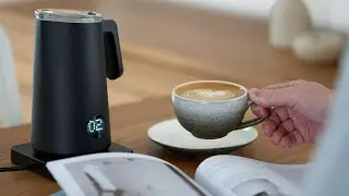 Barista-Quality Foam at Home! NanoFoamer Milk Frother for Perfect Lattes & Cappuccinos 🥛