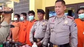Ekspose Hasil 14 Hari Operasi Sikat Intan Polres HST