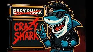 CRAZY SHARK 🦈 &ndash; Metal Version | Fun Kids Music (IA Remix)