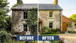 Before vs After abandon house get into life.