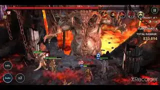 1.11 MIL DMG Clan Boss Battle w/ Necro Hunter | Upgrading Champions Gear