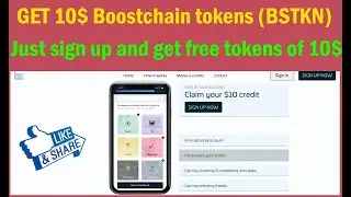 GET 10$ Boostchain tokens (BSTKN) || Just sign up and get free tokens of 10$