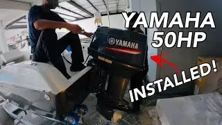 YAMAHA 50HP 2 STROKE INSTALLED! | boatlifeph