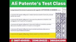Live Test Class👩&zwj;💻 Patente B by Ali Patente Center🚘#drivinglicenseitaly #subscribe #mustwatch 